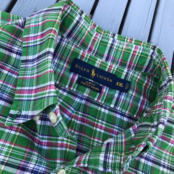 PRL - S/S PLAID OXFORD B/D - Picture 3 of 5
